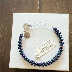 Alex and Ani Midnight Blue Beaded Bracelet